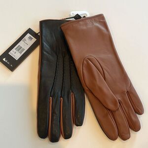 FRYE two tone leather golves